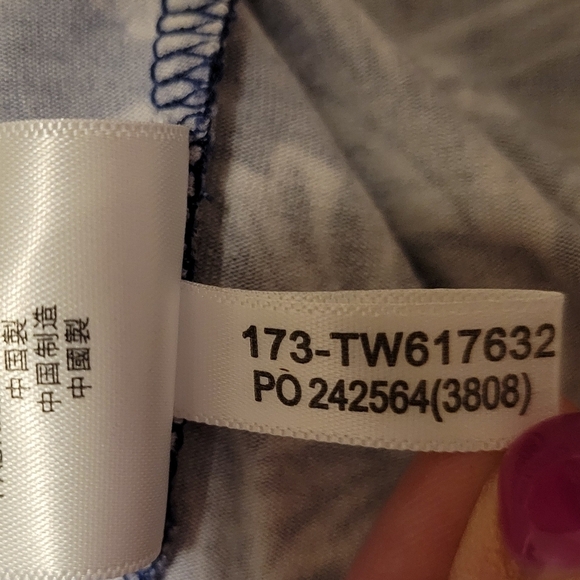 Tommy Bahama Mar-A-Sketch Maxi Dress Tropical Floral Viscose Blue White Sz Small - Picture 11 of 13